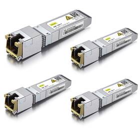 10gtek 10g-sfp-t Cisco-4pcs 10gb Sfp To Rj-45 Module Transceiver 98ft 30m 10 Gigabit Copper Ethe