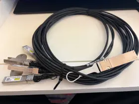 4xsfp 10gtek 711181883725 40g Qsfp To Breakout Dac - 40gbase-cr4 Passive 3m 10ft