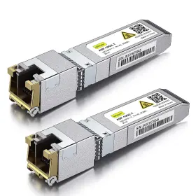 Asf-10g2-t 10gtek Cisco-2pcs 10g Sfp To Rj45 Cat 6a Copper Transceiver Module 30m Range Pack Of 2