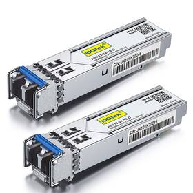 10gtek Asf13-24-10 Cisco-2pc Ca 1.25g Sfp Transceiver 1000base-lx 1310nm Smf Singlemode Fiber Optic Module