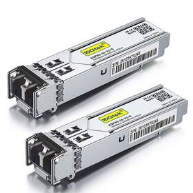 10gtek Asf85-24-x2 Cisco-2pcs 1.25g Sfp 1000base-sx Multimode Lc Fiber Transceiver 850nm Mmf 550m For Ci