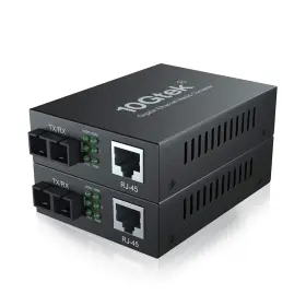 Wg-33-1gx1gt-sc20 10gtek 2pc -jp Gigabit Singlemode Fiber To Ethernet Media Converter Dual Sc 1000base