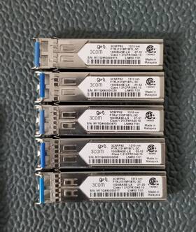 3com 3csfp92 Lot Of 5 1310nm Ftrj1319p1btl-3c 1000base-lx Sfp Transceivers