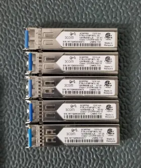 Ftrj1319p1btl-3c 3com 3csfp92 Lot Of 5 1310nm 1000base-lx Sfp Transceivers