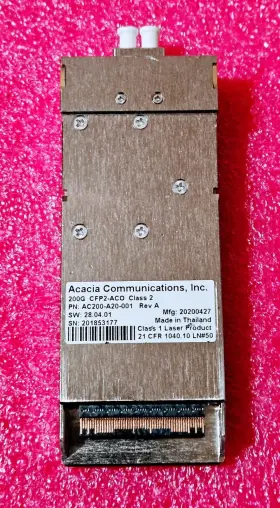 Ac200-a20-001 Acacia Communications 100g/200g Cfp2-aco Pluggable Coherent Optical Module