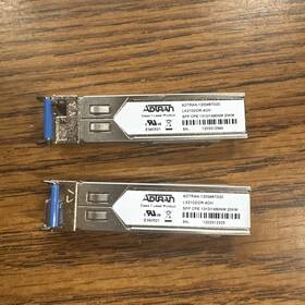 Adtran 1200487g20 Lot Of 2 Sfp Original Genuine 1310 Nm Tx/1490 Rx 20km Bin7