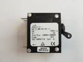 Ieg11-1-62-3.00-ac-01-v Airpax 3a 250v 2-pole Circuit Breaker