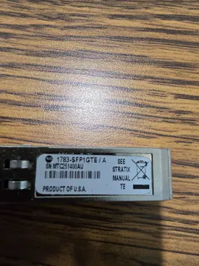 1783-sfp1gte Allen Bradley Compatible A-b 1000base-tx 1ge Sfp-tx 100m Rj45