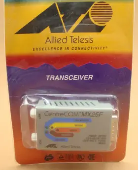 Mx25f Allied Telesis Centrecom Fiber Optic Transceiver Nos Qty 1