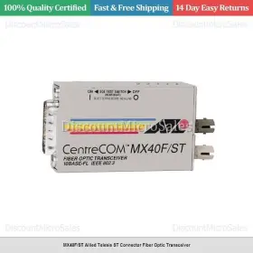 Mx40f Allied Telesis Mx40f/st St Connector Fiber Optic Transceiver
