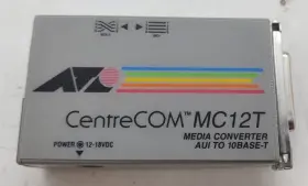 At-mc12t Allied Telesyn International Centrecom Media Converter Aui To 10base-t