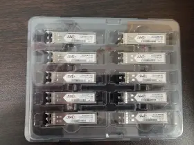 Sfp-10g-sr-amc Amc Optics Sfp 10 Gig Fiber Lot Of Lc Duplex Mmf New Never Used