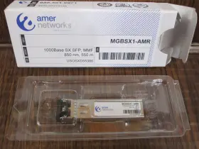 Mgbsx1-amr Amer Networks 1000base Sx Sfp Mmf 850nm 500m Transceiver New
