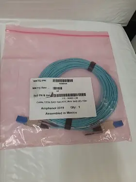 112-00453 Amphenol Data Cable A0 12gb Sas Opt Aoc Mini Hd 15m