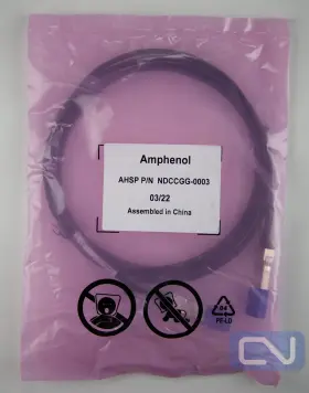 Ndccgg-0003 Amphenol Ahsp Sfp28 Passive 28awg 3m 28g Lane Jacket