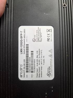 Antaira Lmx-1202g-sfp-t Lmx-1202g-sfp-t12-port Industrial Gigabit Switch