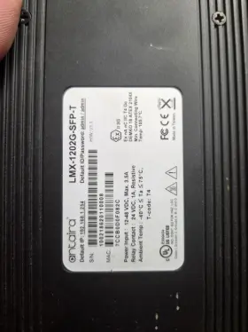 Lmx-1202g-sfp-t12-port Antaira Lmx-1202g-sfp-t Industrial Gigabit Switch