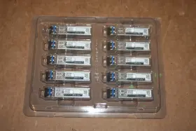 Ex-sfp-1fe-lx-a Approved Networks Lot Of 10 Fiber Transceiver Module Duplex Lc