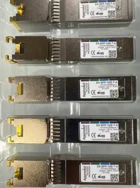 Ex-sfp-1ge-t-a Approved Networks Lot Of 10 1000base Sfp-t Transceiver