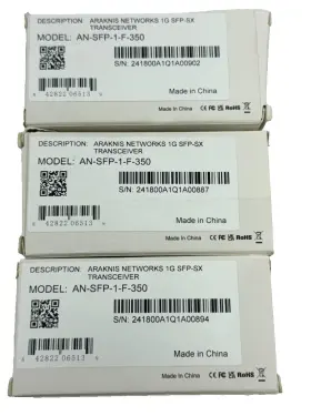 An-sfp-1-f-350 Araknis Lot Of 3x Networks Sfp Transceiver Module 850nm 1gbps