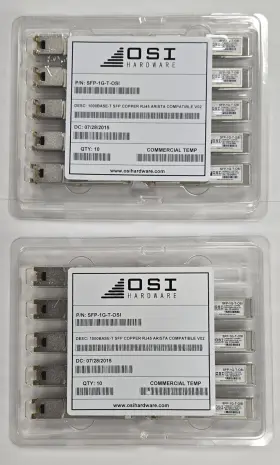 Sfp-1g-t-osi Arista Compatible Sfp Osi Qty 19