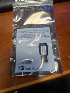 Audiocodes Fasf00070 Mediant 1000b Sba Rescue And Upgrade Kit Usb Jump Drive
