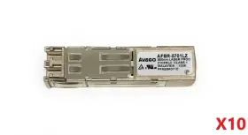 Afbr-5701lz Avago Lot Of 10 1000base-sx 1g Fibre Channel 850nm 550m Transceivers