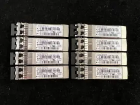 Afbr-704sdz-ju3 Avago Lot Of 8 Avago/juniper Sfp Usr 10gbase 100m 850nm Optic