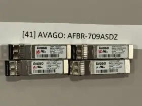 Afbr-709asdz Avago Lot Of 4 10gbase Sfp Sr 850nm 300m Mmf Transceiver Module