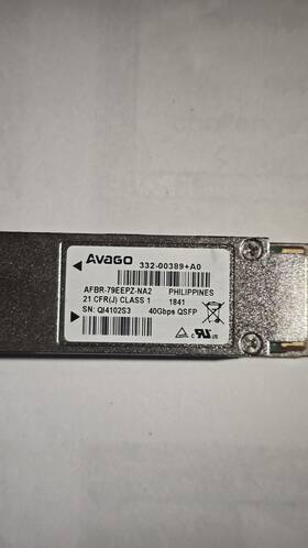 Avago Afbr-79eepz-na2 Qsfp 40g Sr4 Mpo Mmf 850nm Transceiver