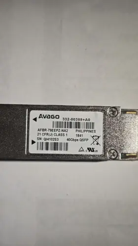 Afbr-79eepz-na2 Avago Qsfp 40g Sr4 Mpo Mmf 850nm Transceiver