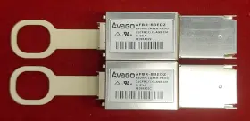 Afbr-83edz Avago Lot Of 2 100gbase-sr10 Optical Cxp Transceivers