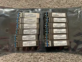 Sfp-10g-lr-ax Axiom Lot Of 12 - Sfp-10g-lr Smf Sfp 1310nm 10km Cisco Compatible