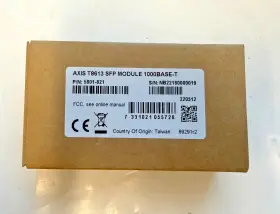 5801-821 Axis Compatible 331021055728 T8613 1000base-tx Sfp-tx 1ge Copper Rj45 100m Length