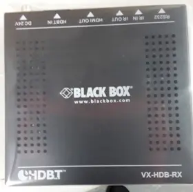Black Box 822088132141 Vx-hdb-rx Hdmi Extender Receiver 4k Poc Ir Rs232 Over Catx