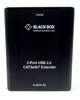 Ic402a-r2 Black Box Network Services 2-port Usb 2.0 Cat5e/6/7 Extender
