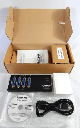Sw136a Black Box Sw122a Intelligent Printer Switch Sw136a Black Box Sw122a Intelligent Printer Switch