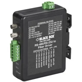 Med101a Blackbox Network Services Black Box Industrial Din Rail Rs-232/rs-422/rs-485 To Fiber Driver