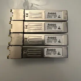 Abcu-5700rz Broadcom Lot Of 4 / Avago 1gbps 1000base-tx Sfp Rj-45 Transceiver
