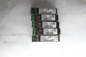 57-1000130-01 Brocade Lot Of 5 10gb Sfp 10ge Usr 100m Optical Transceiver
