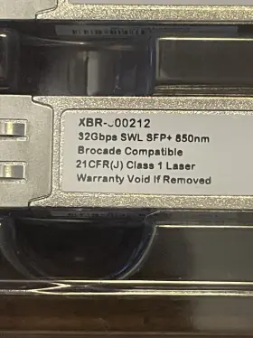 Xbr-00212 Brocade 32gbps Swl Sfp Transceiver Modules Lot Of 20 For