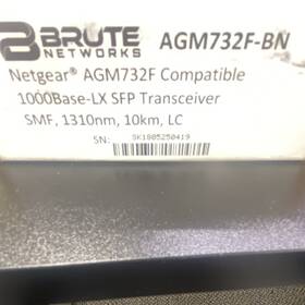 Brute Networks Agm732f-bn For Netgear 1gbps Sfp Transceiver Module Lc