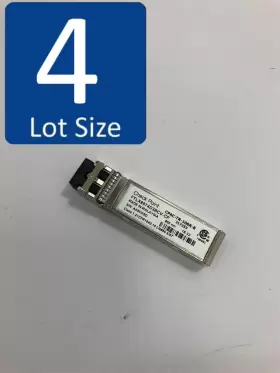 Cpac-tr-10sr-b Check Point Lot Of 4 Genuine Checkpoint 10g Sr Sfp Transceiver Module