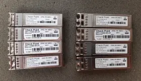 Cpac-tr-10sr-c Check Point Lot Of 8 10 Gig Sfp Transceiver Modules 10gbase-sr