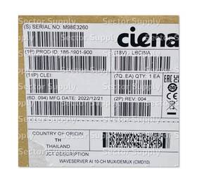 Ciena 186-1901-900 Waveserver Ai 10-ch Mux/demux Module