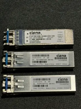 Xcvr-010y31 Ciena Genuine 1000base-lx Lc 10km 1310nm Sfp Transceiver