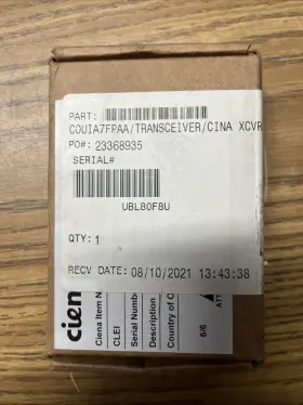 Xcvr-s10v31 Ciena