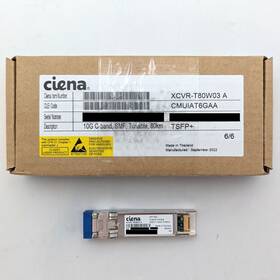 Ciena Xcvr-t80w03 A Fiber Optic Tsfp 10g C-band 80km Transceiver Module