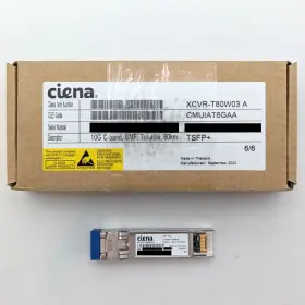 Xcvr-t80w03 Ciena A Fiber Optic Tsfp 10g C-band 80km Transceiver Module