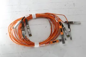 Sfp-10g-aoc3m Cisco 10-2847-01 Lot Of 5 And 10-2988-01 Optical Patch Cables